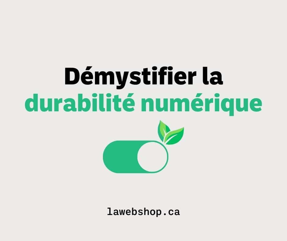 Démystifier la durabilité numérique