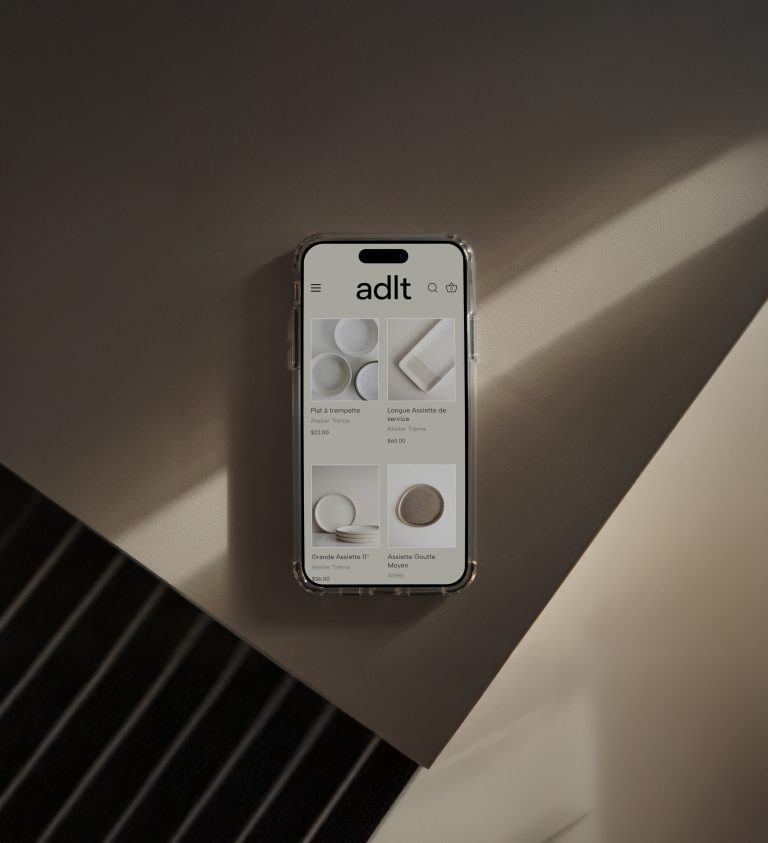 Free Laying iPhone 16 Pro on Table Mockup
